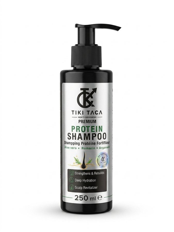 Shampooing Protéine TIKI TACA مع الألوفيرا، الأزير وزيت أركان